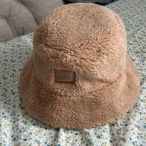 Alo brown furry hat